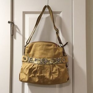 Large tan Fossil bag